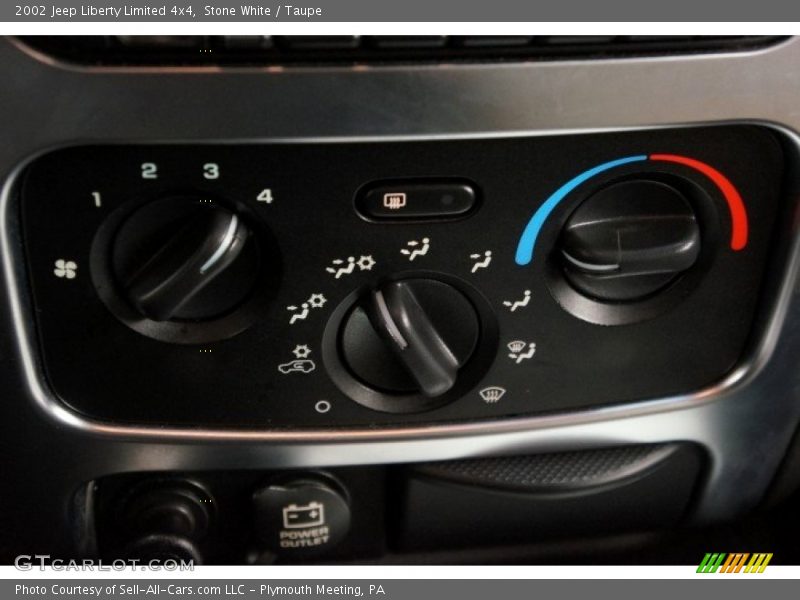 Stone White / Taupe 2002 Jeep Liberty Limited 4x4