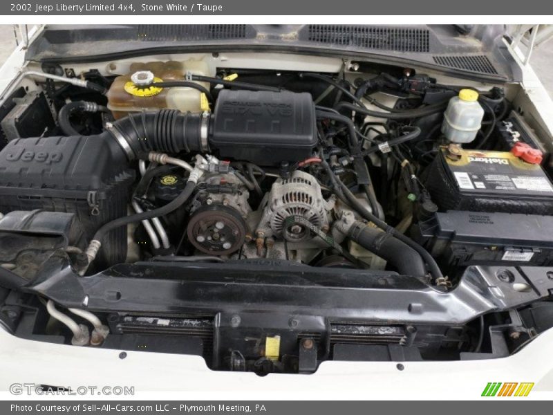 Stone White / Taupe 2002 Jeep Liberty Limited 4x4