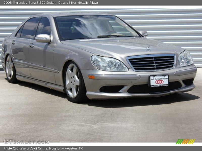 Desert Silver Metallic / Java 2005 Mercedes-Benz S 500 Sedan