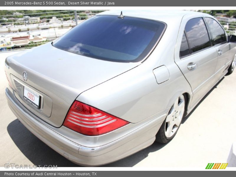 Desert Silver Metallic / Java 2005 Mercedes-Benz S 500 Sedan