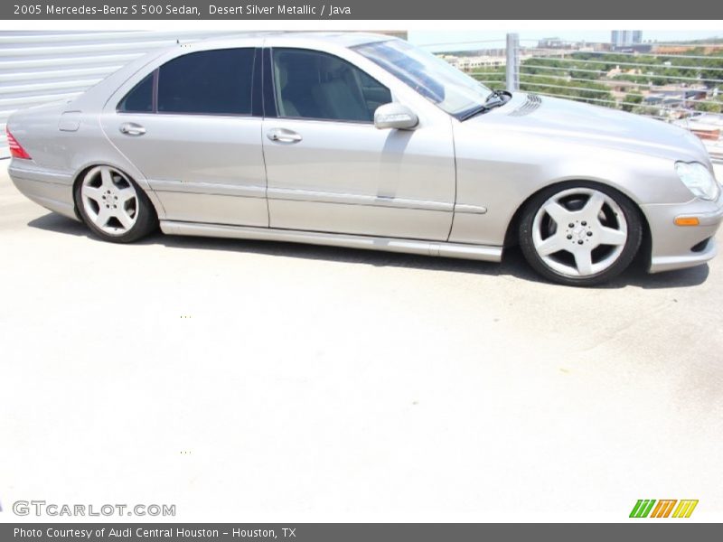 Desert Silver Metallic / Java 2005 Mercedes-Benz S 500 Sedan