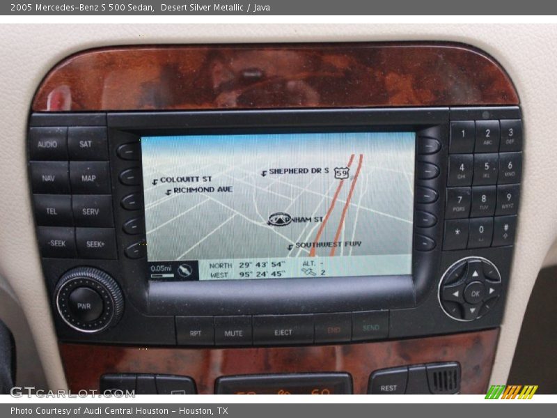 Desert Silver Metallic / Java 2005 Mercedes-Benz S 500 Sedan