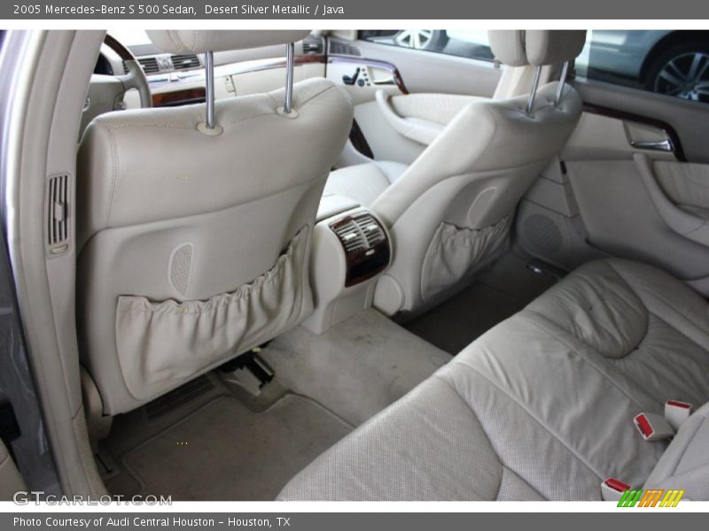 Desert Silver Metallic / Java 2005 Mercedes-Benz S 500 Sedan