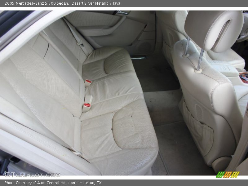 Desert Silver Metallic / Java 2005 Mercedes-Benz S 500 Sedan