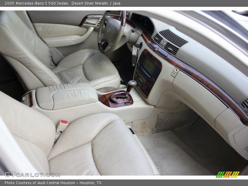 Desert Silver Metallic / Java 2005 Mercedes-Benz S 500 Sedan