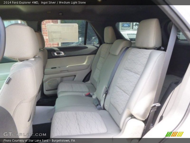 Ingot Silver / Medium Light Stone 2014 Ford Explorer 4WD