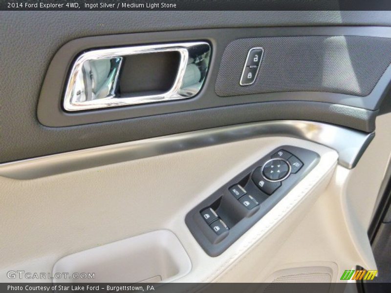 Ingot Silver / Medium Light Stone 2014 Ford Explorer 4WD