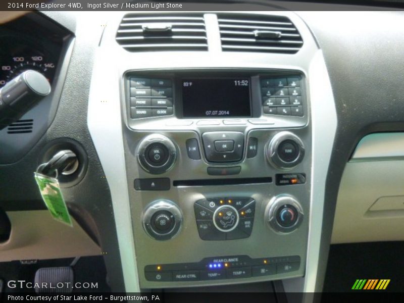 Ingot Silver / Medium Light Stone 2014 Ford Explorer 4WD