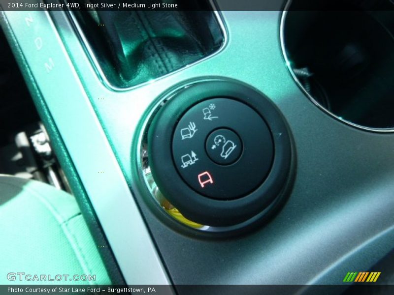 Ingot Silver / Medium Light Stone 2014 Ford Explorer 4WD