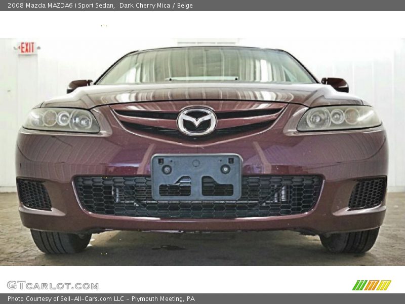 Dark Cherry Mica / Beige 2008 Mazda MAZDA6 i Sport Sedan