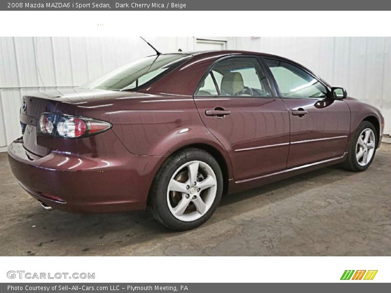 Dark Cherry Mica / Beige 2008 Mazda MAZDA6 i Sport Sedan