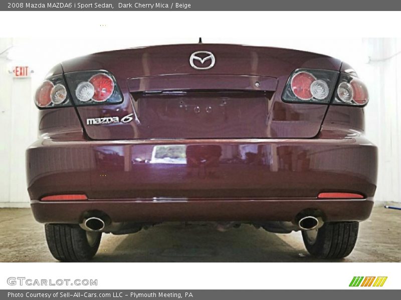Dark Cherry Mica / Beige 2008 Mazda MAZDA6 i Sport Sedan