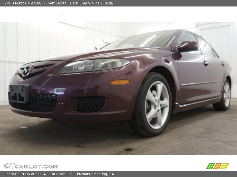 Dark Cherry Mica / Beige 2008 Mazda MAZDA6 i Sport Sedan