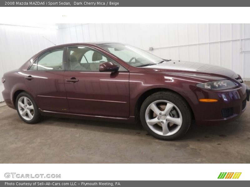 Dark Cherry Mica / Beige 2008 Mazda MAZDA6 i Sport Sedan