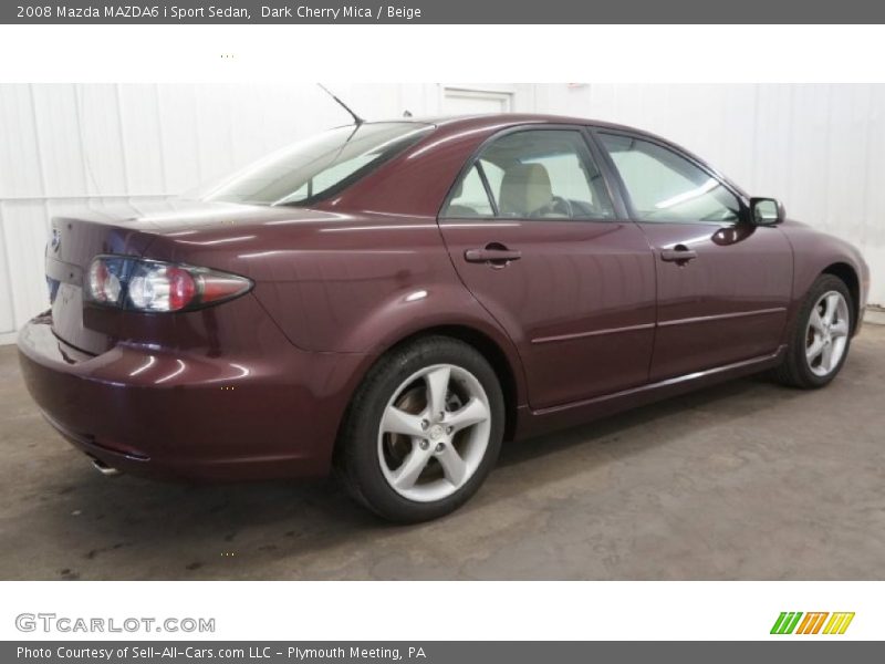Dark Cherry Mica / Beige 2008 Mazda MAZDA6 i Sport Sedan