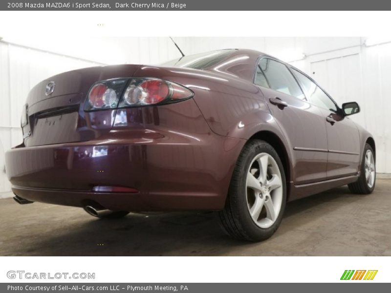 Dark Cherry Mica / Beige 2008 Mazda MAZDA6 i Sport Sedan