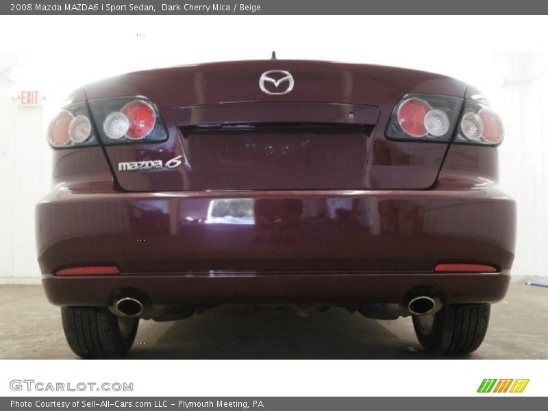 Dark Cherry Mica / Beige 2008 Mazda MAZDA6 i Sport Sedan