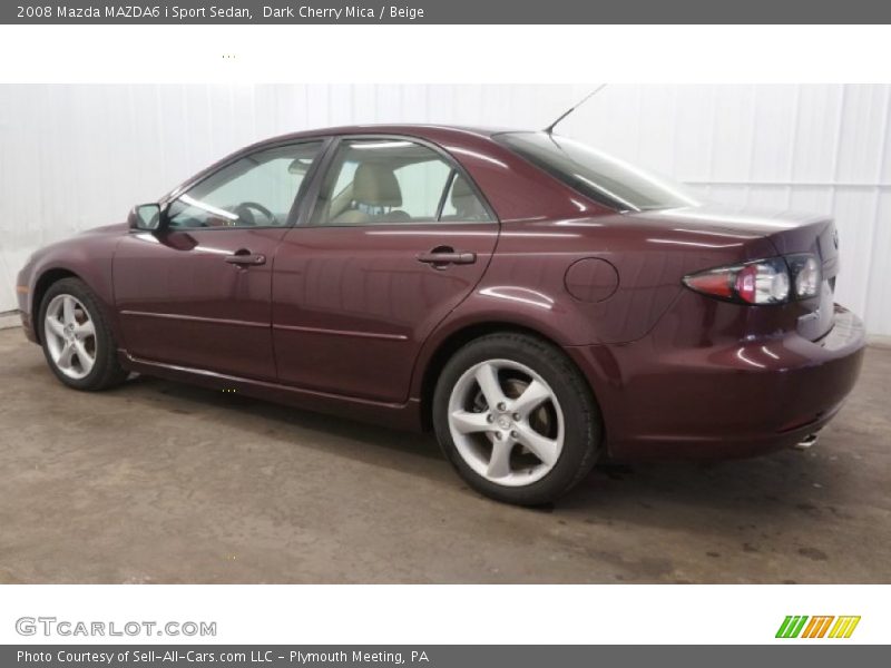 Dark Cherry Mica / Beige 2008 Mazda MAZDA6 i Sport Sedan