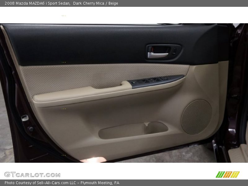 Dark Cherry Mica / Beige 2008 Mazda MAZDA6 i Sport Sedan