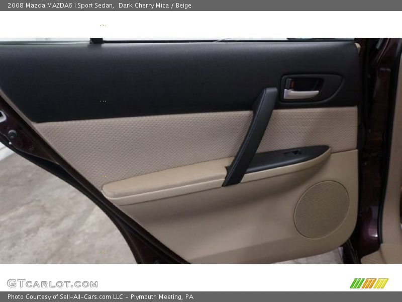 Dark Cherry Mica / Beige 2008 Mazda MAZDA6 i Sport Sedan