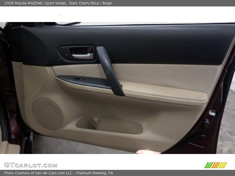 Dark Cherry Mica / Beige 2008 Mazda MAZDA6 i Sport Sedan