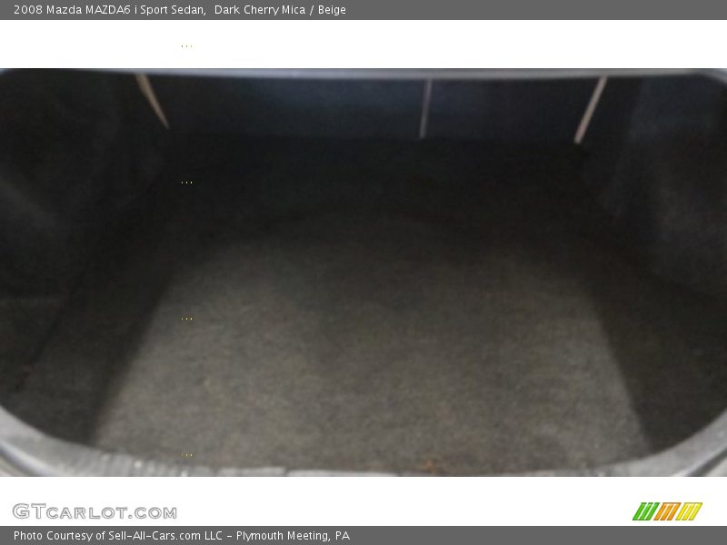 Dark Cherry Mica / Beige 2008 Mazda MAZDA6 i Sport Sedan