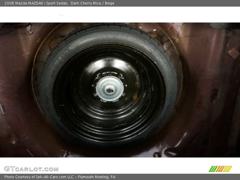 Dark Cherry Mica / Beige 2008 Mazda MAZDA6 i Sport Sedan