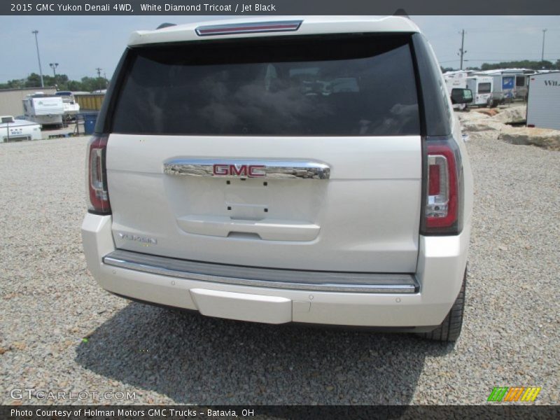 White Diamond Tricoat / Jet Black 2015 GMC Yukon Denali 4WD