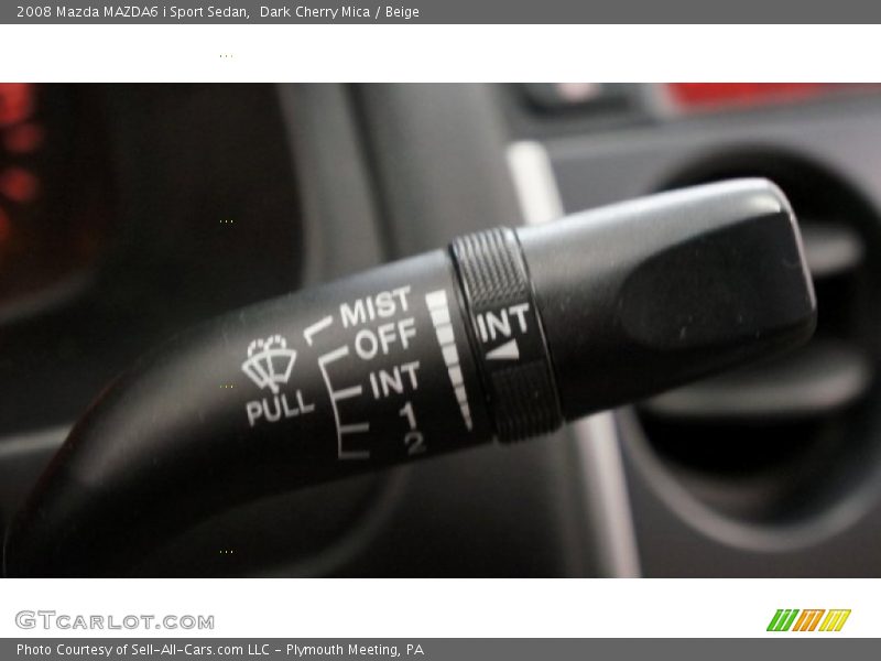 Dark Cherry Mica / Beige 2008 Mazda MAZDA6 i Sport Sedan