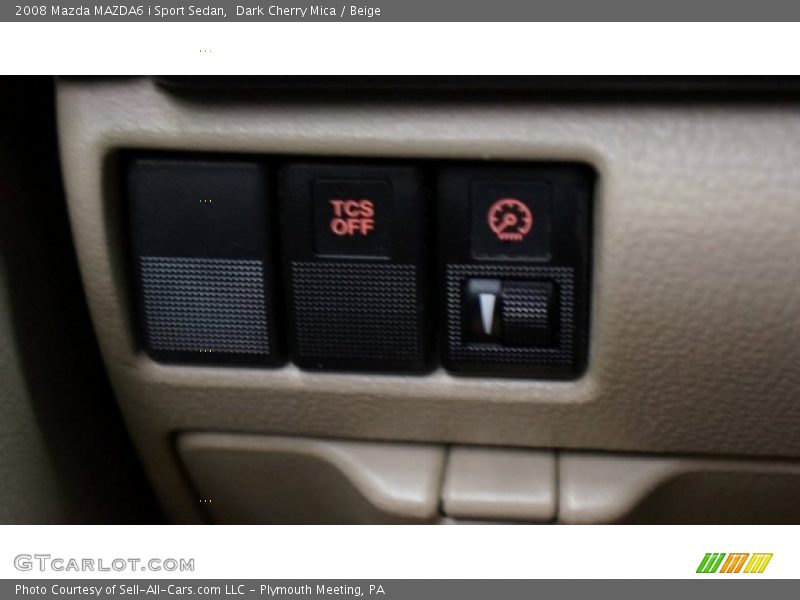 Dark Cherry Mica / Beige 2008 Mazda MAZDA6 i Sport Sedan