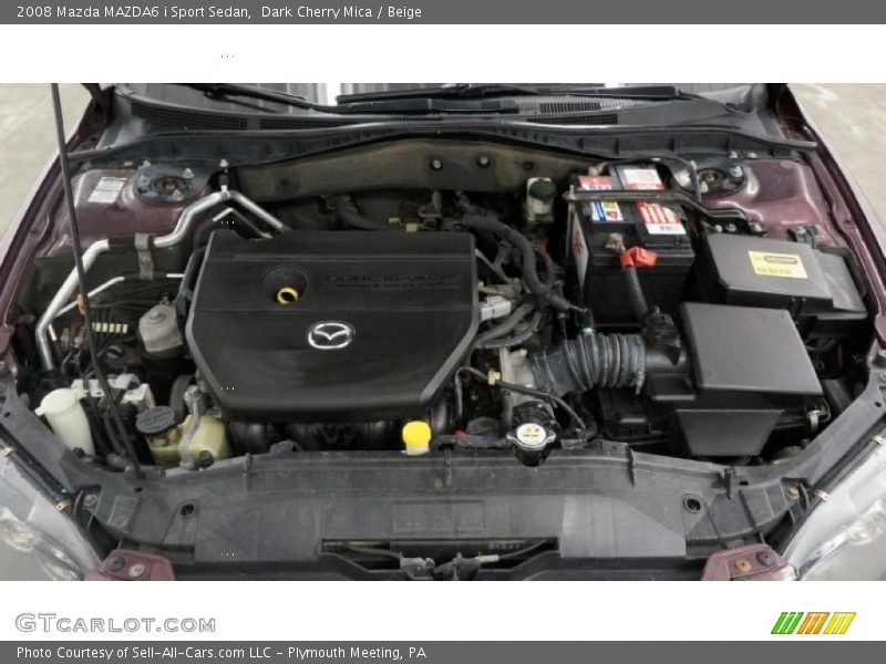 Dark Cherry Mica / Beige 2008 Mazda MAZDA6 i Sport Sedan
