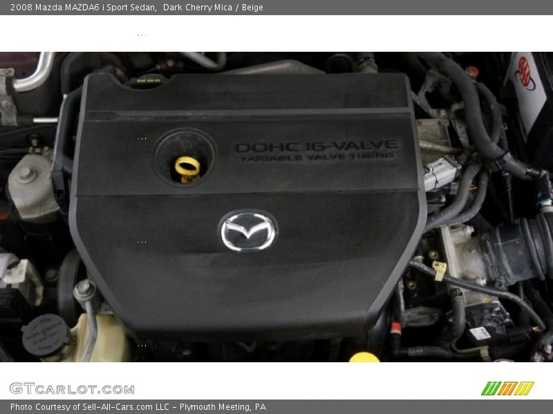 Dark Cherry Mica / Beige 2008 Mazda MAZDA6 i Sport Sedan