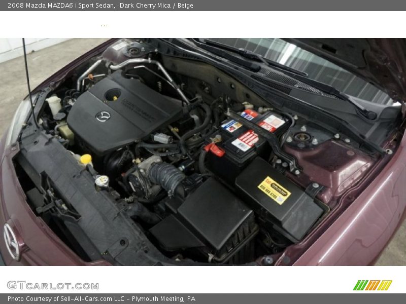 Dark Cherry Mica / Beige 2008 Mazda MAZDA6 i Sport Sedan
