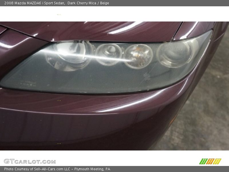 Dark Cherry Mica / Beige 2008 Mazda MAZDA6 i Sport Sedan