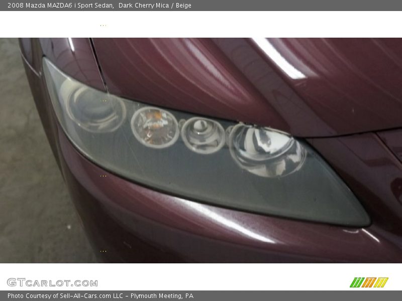 Dark Cherry Mica / Beige 2008 Mazda MAZDA6 i Sport Sedan