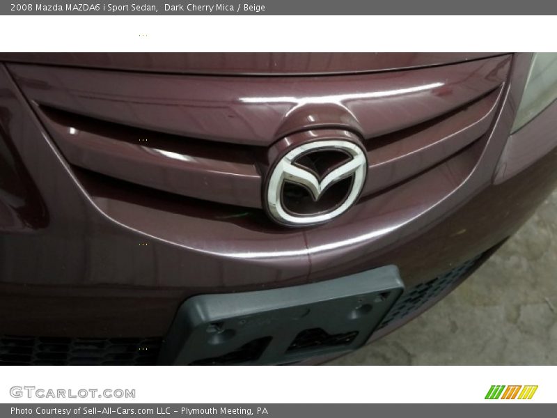 Dark Cherry Mica / Beige 2008 Mazda MAZDA6 i Sport Sedan