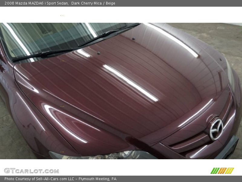 Dark Cherry Mica / Beige 2008 Mazda MAZDA6 i Sport Sedan