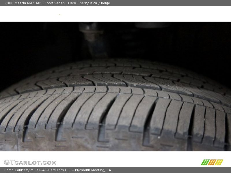 Dark Cherry Mica / Beige 2008 Mazda MAZDA6 i Sport Sedan