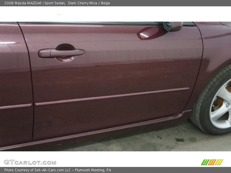 Dark Cherry Mica / Beige 2008 Mazda MAZDA6 i Sport Sedan