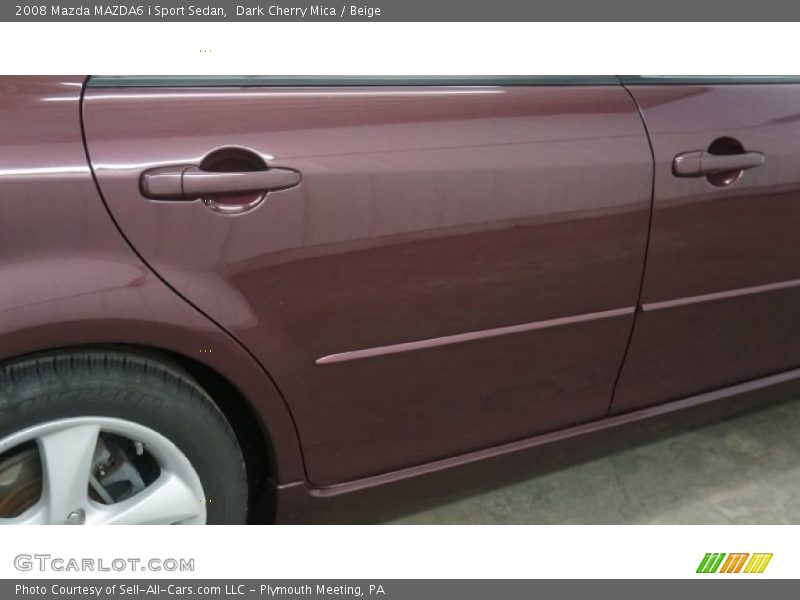 Dark Cherry Mica / Beige 2008 Mazda MAZDA6 i Sport Sedan