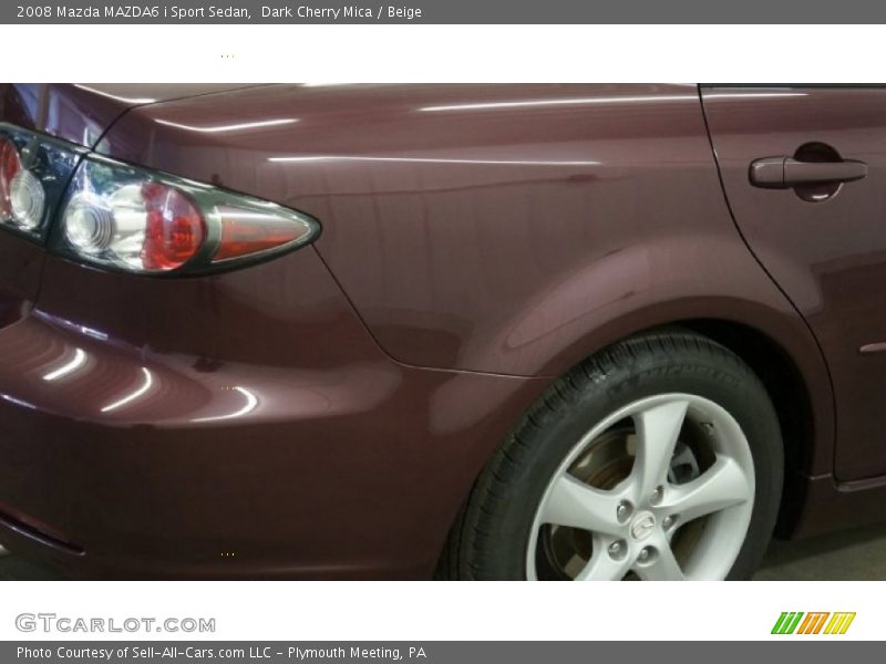 Dark Cherry Mica / Beige 2008 Mazda MAZDA6 i Sport Sedan
