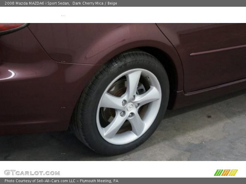 Dark Cherry Mica / Beige 2008 Mazda MAZDA6 i Sport Sedan