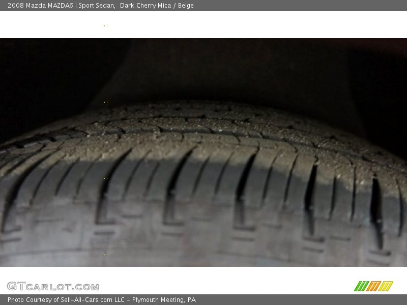 Dark Cherry Mica / Beige 2008 Mazda MAZDA6 i Sport Sedan