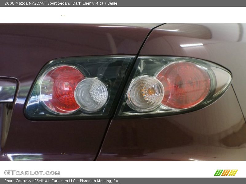 Dark Cherry Mica / Beige 2008 Mazda MAZDA6 i Sport Sedan