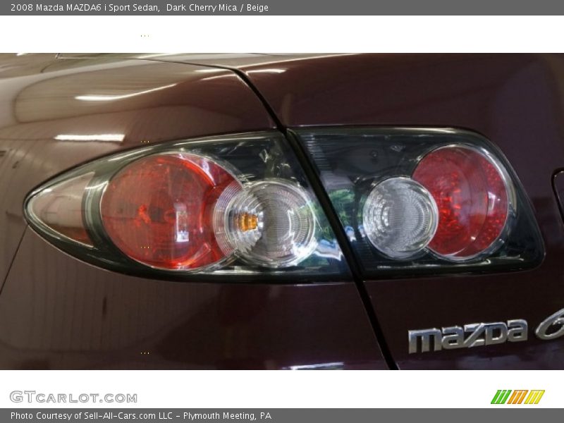 Dark Cherry Mica / Beige 2008 Mazda MAZDA6 i Sport Sedan