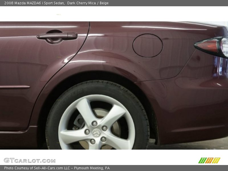 Dark Cherry Mica / Beige 2008 Mazda MAZDA6 i Sport Sedan