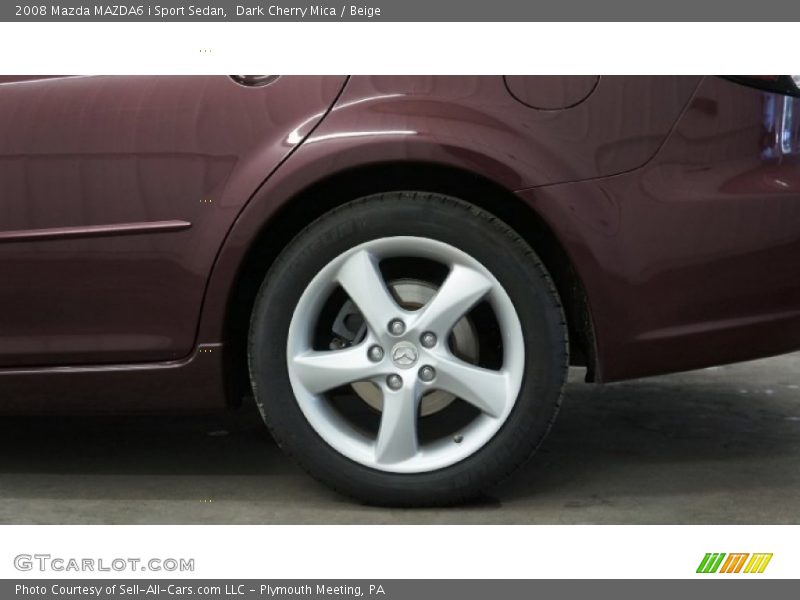 Dark Cherry Mica / Beige 2008 Mazda MAZDA6 i Sport Sedan