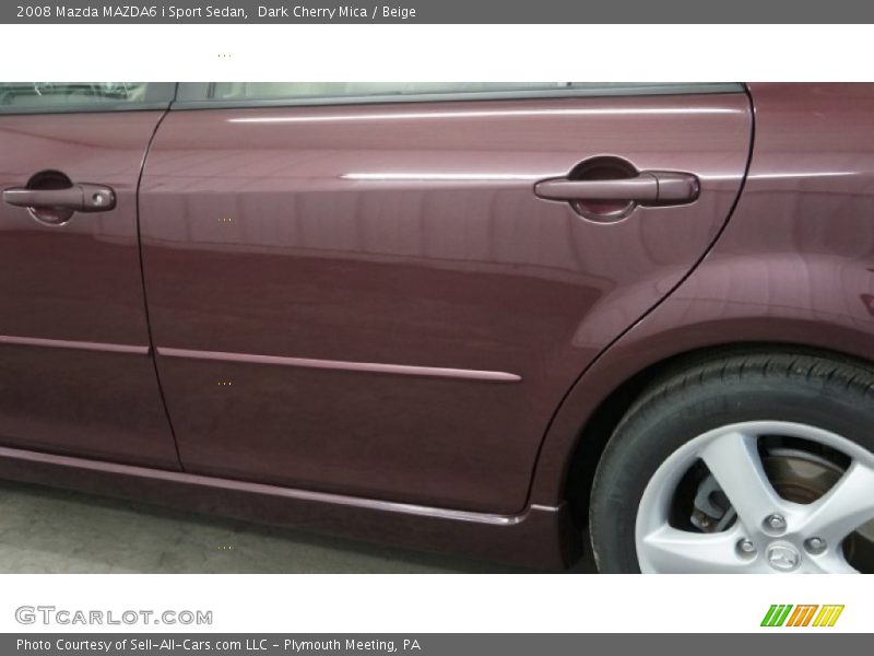 Dark Cherry Mica / Beige 2008 Mazda MAZDA6 i Sport Sedan