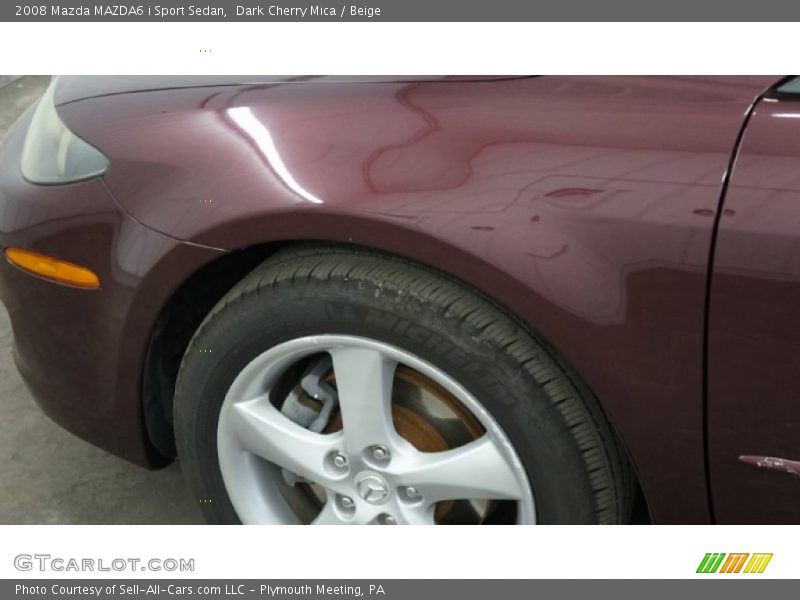 Dark Cherry Mica / Beige 2008 Mazda MAZDA6 i Sport Sedan
