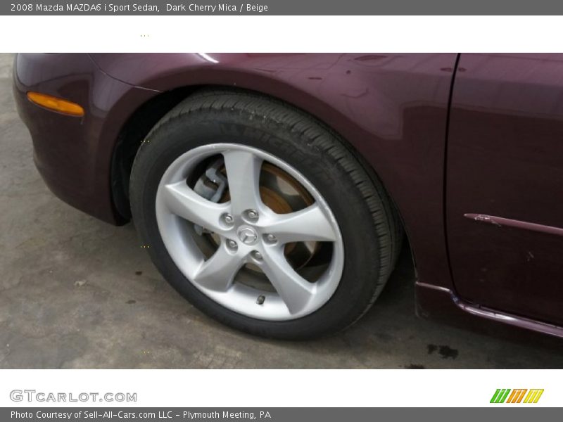 Dark Cherry Mica / Beige 2008 Mazda MAZDA6 i Sport Sedan